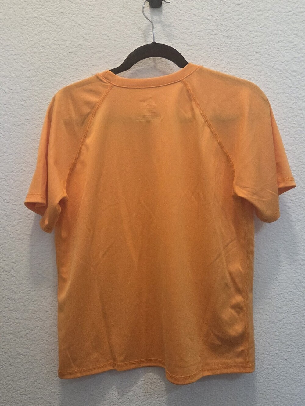 Boys Orange Rashguard Swim Shirt Short-Sleeve Okanu XL 14/16 - Picture 3 of 3